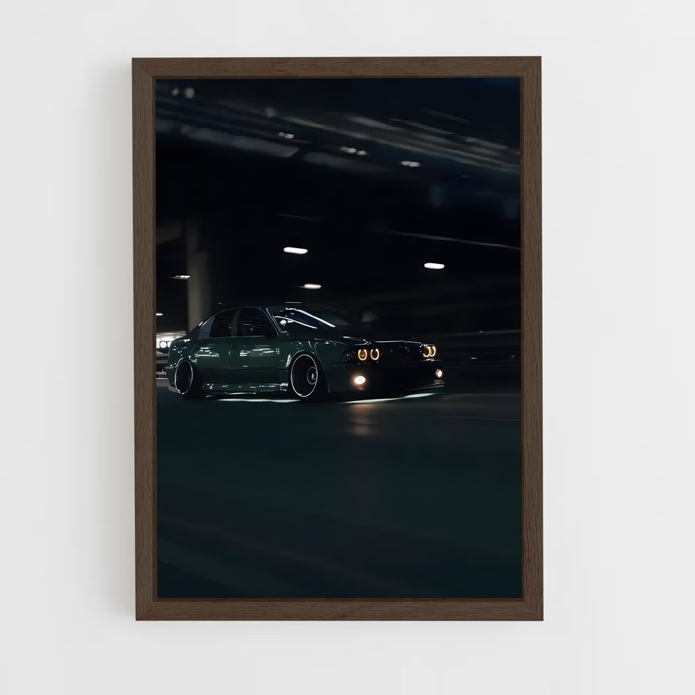 Poster Tunnel Vert – affiche BMW (vue 5)